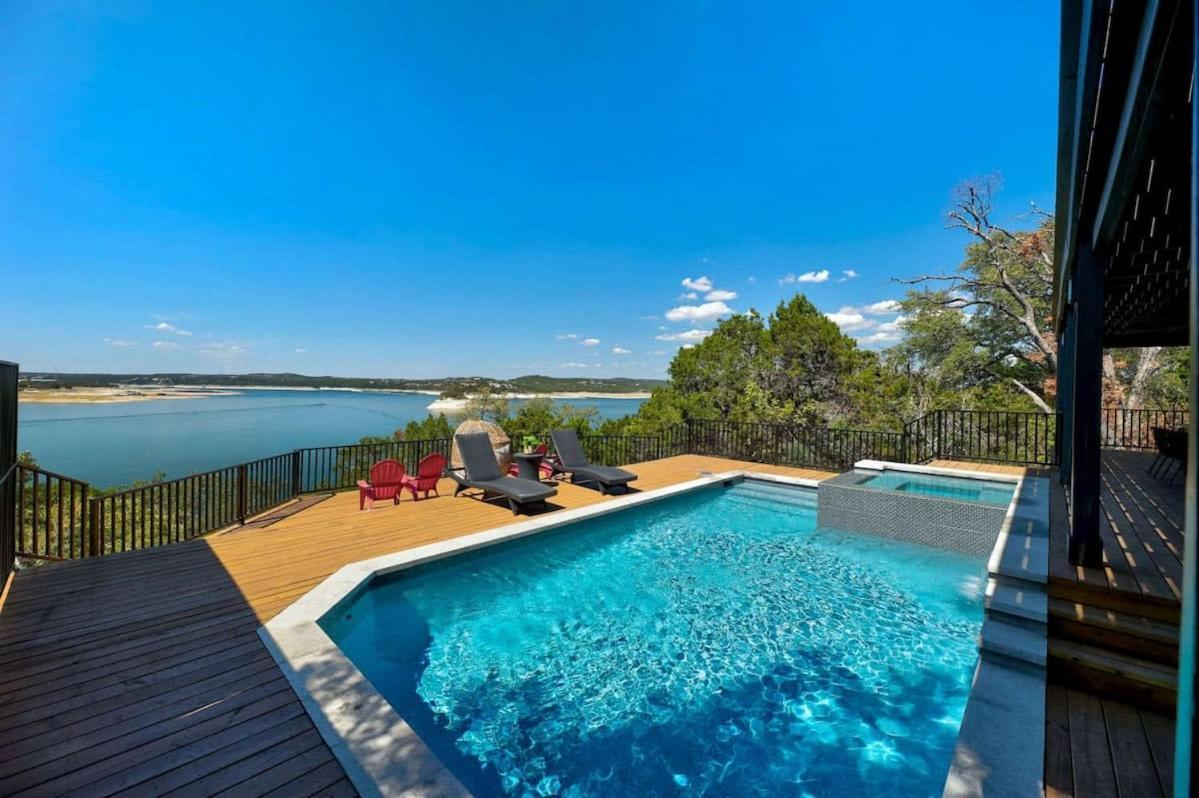 Atlantis On Lake Travis Pool Hot Tub Dock Villa Leander Buitenkant foto