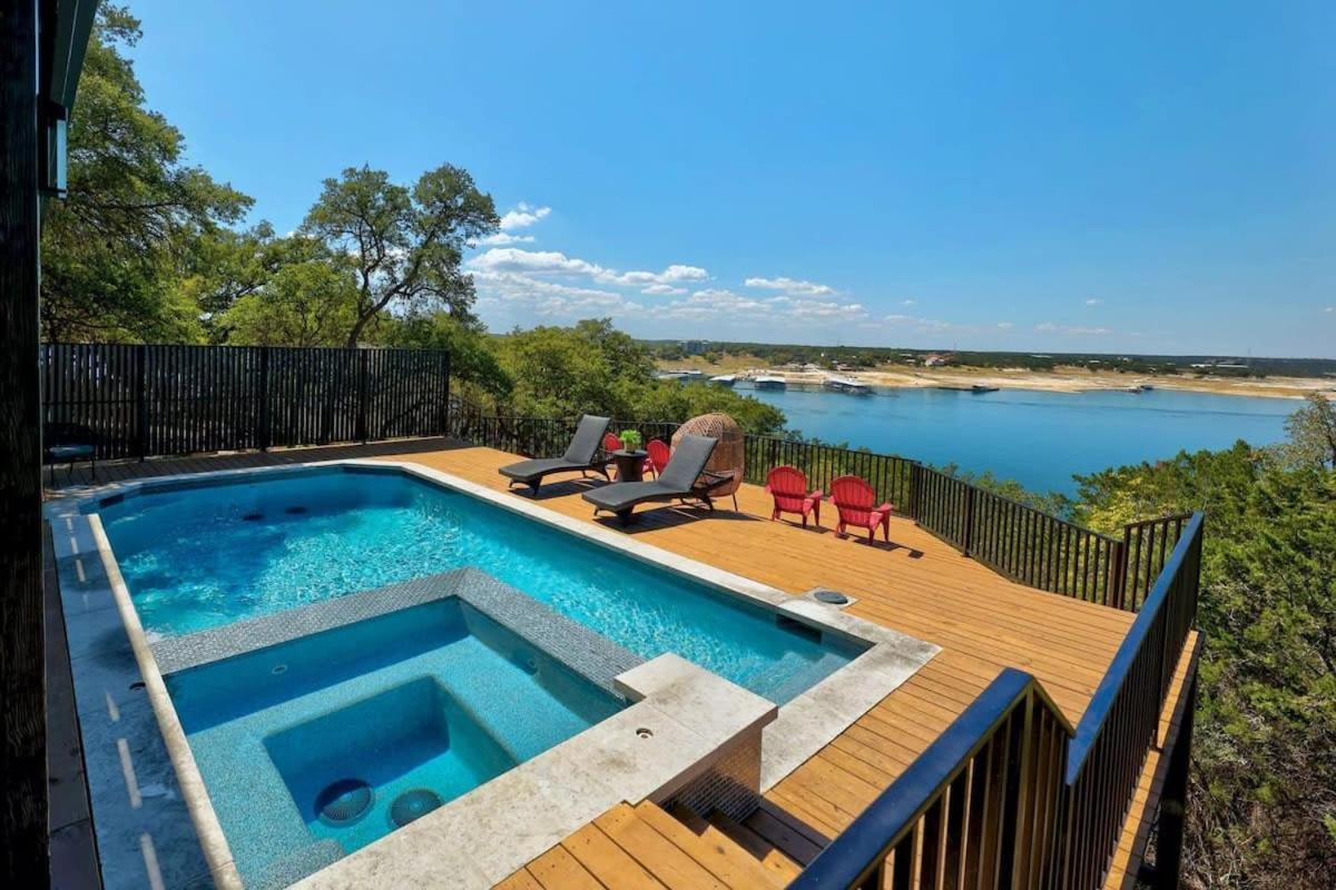 Atlantis On Lake Travis Pool Hot Tub Dock Villa Leander Buitenkant foto